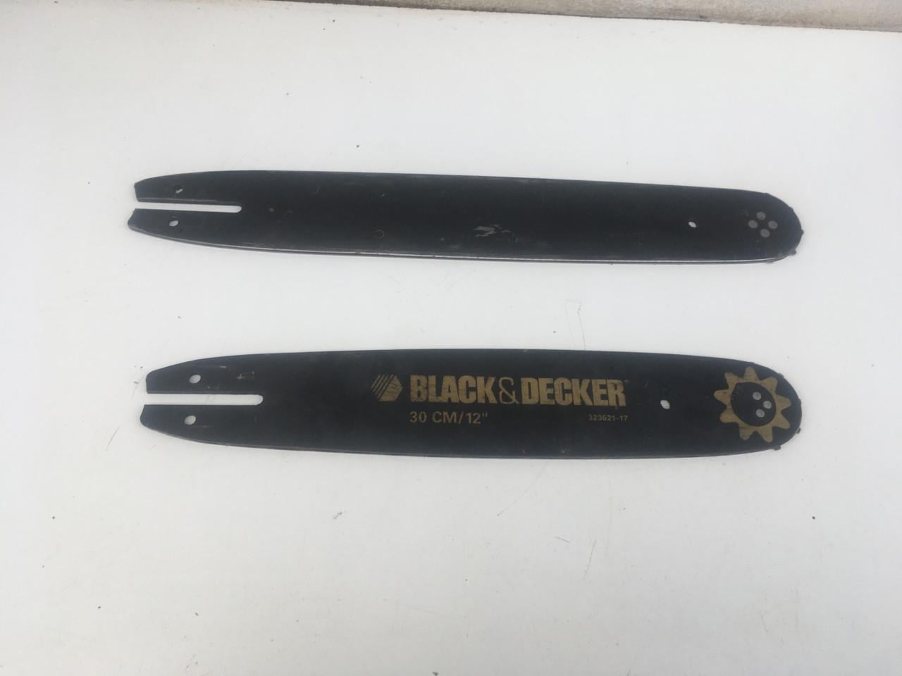 2x zaagblad voor kettingzaag oa black&decker gebruikt