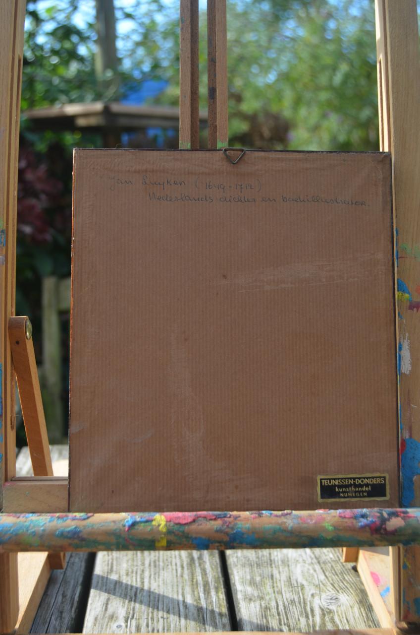 Gravure Jan Luyken (1649 - 1712) 'De Koning' jawel!!