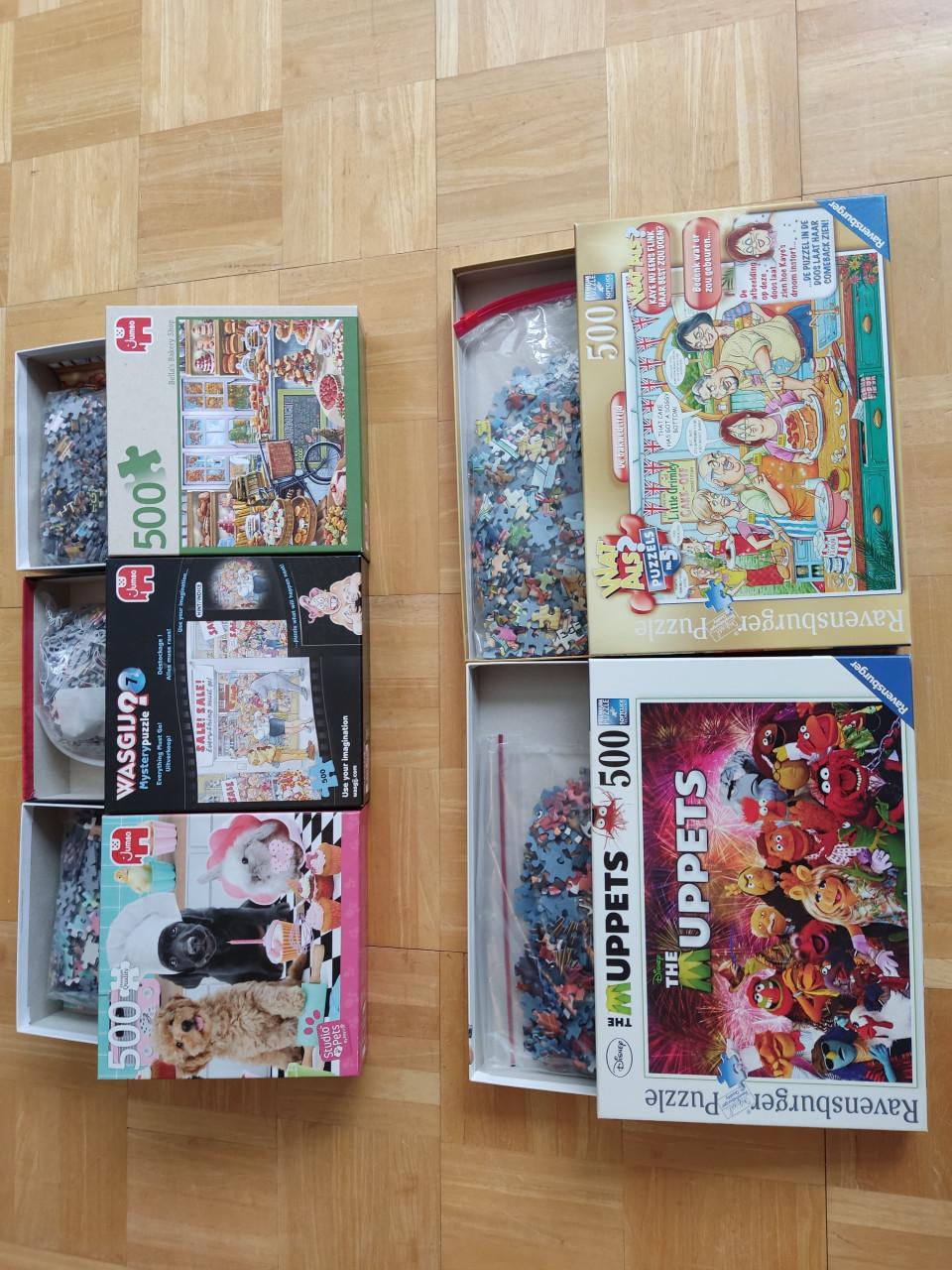 Puzzels 500 stukjes