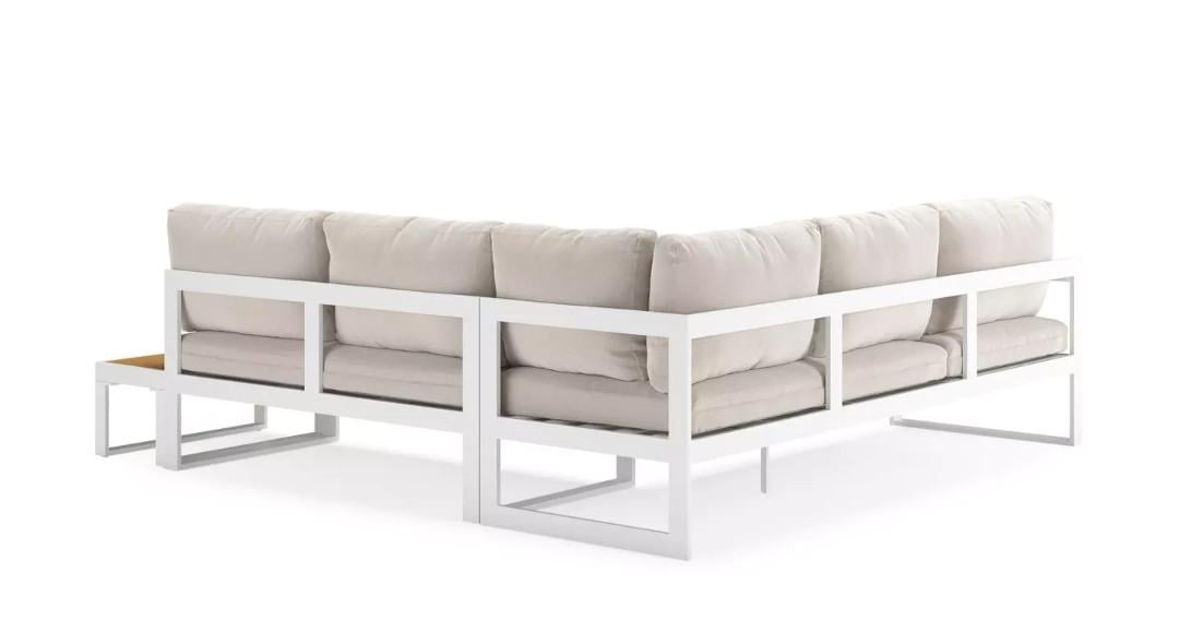 Keurig z.g.a.n. wit aluminium tuinset 50% voordeel.