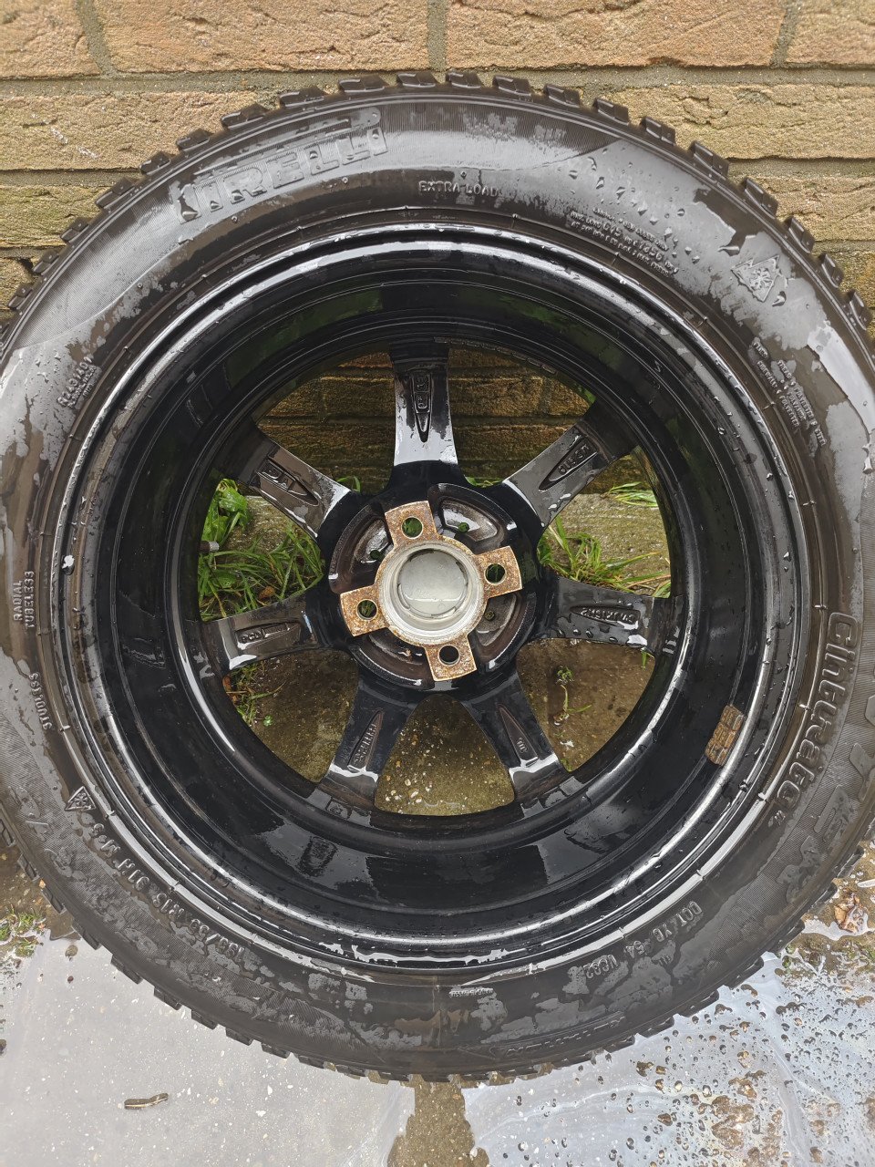 Mini OEM wielen 16" 4x100 Hoogglans zwart