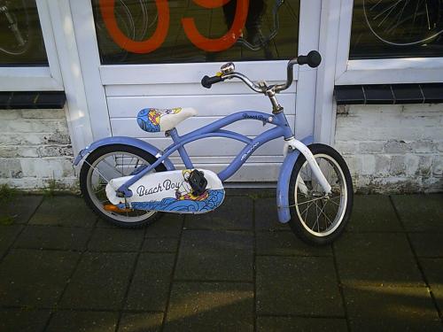 Gebruikte Pelikaan Beach Boy Jongensfiets 16" Remnaaf 1 versnelling