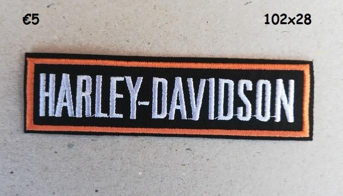 Harley Davidson Opnaai Patches