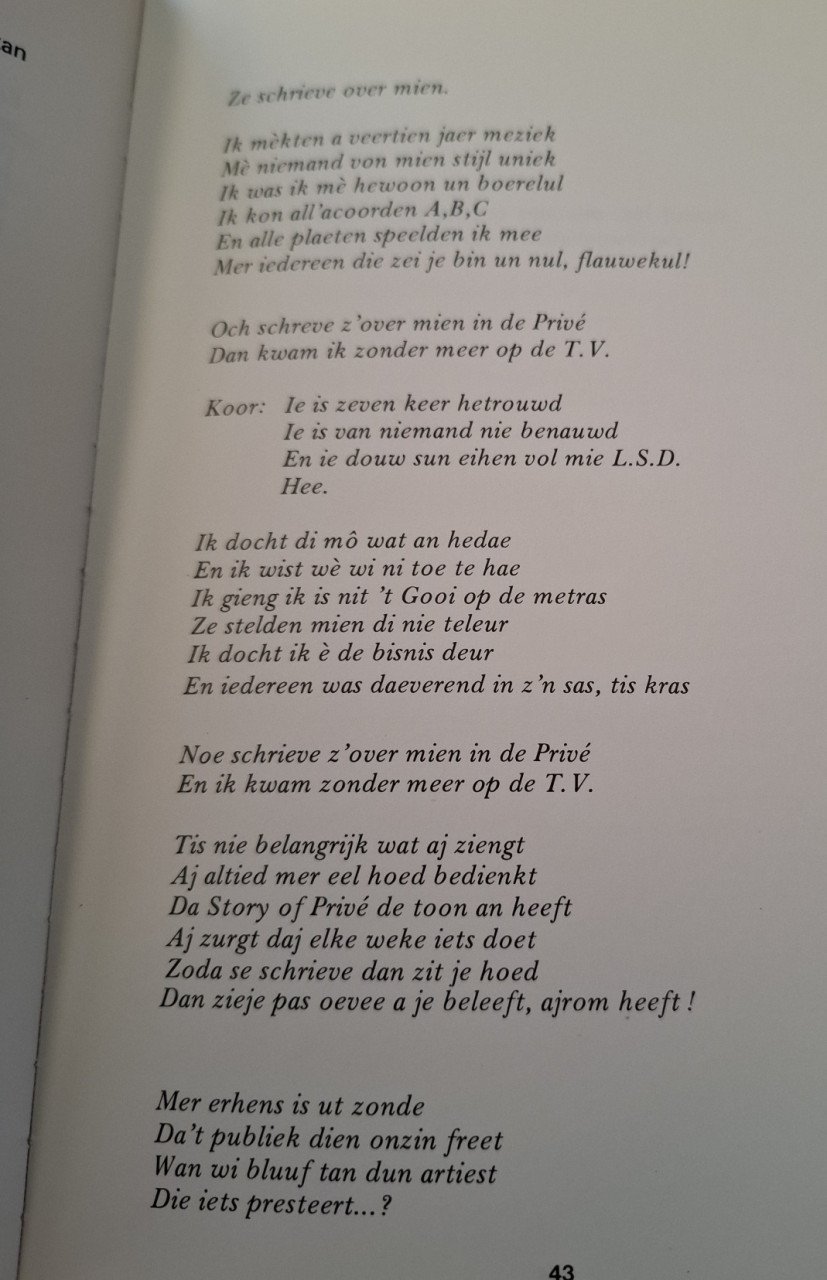 Een schomp op schrift, door Peter Dieleman