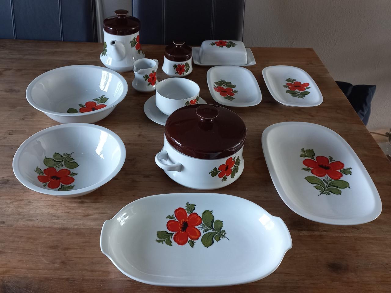Servies uit de jaren '70