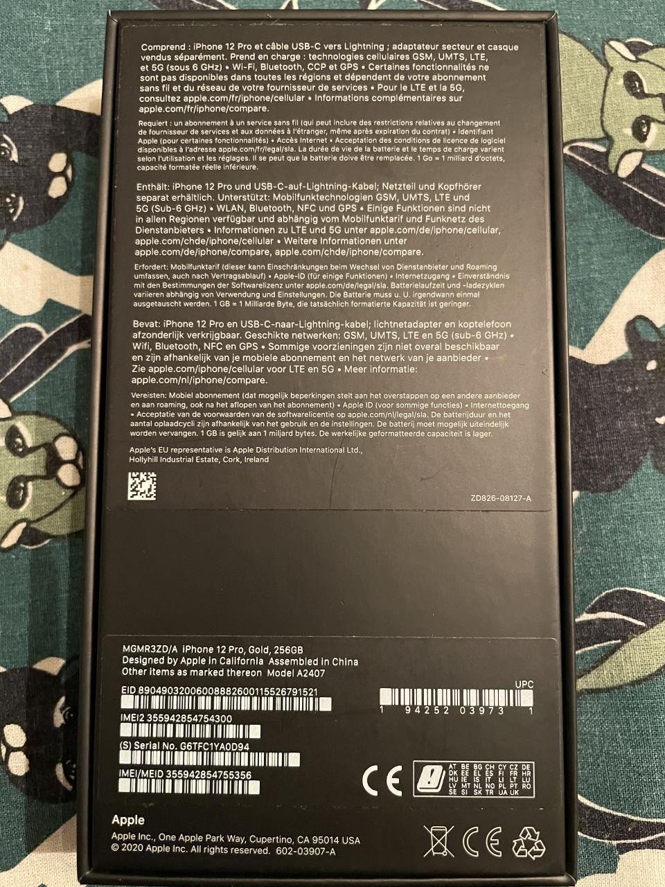 IPhone 12 Pro Gold 256GB