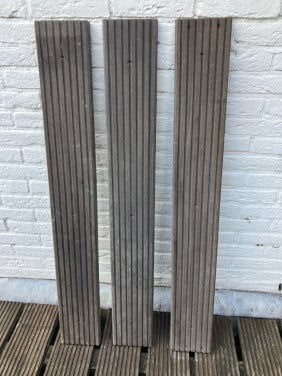 50 vlonderplanken van hardhout