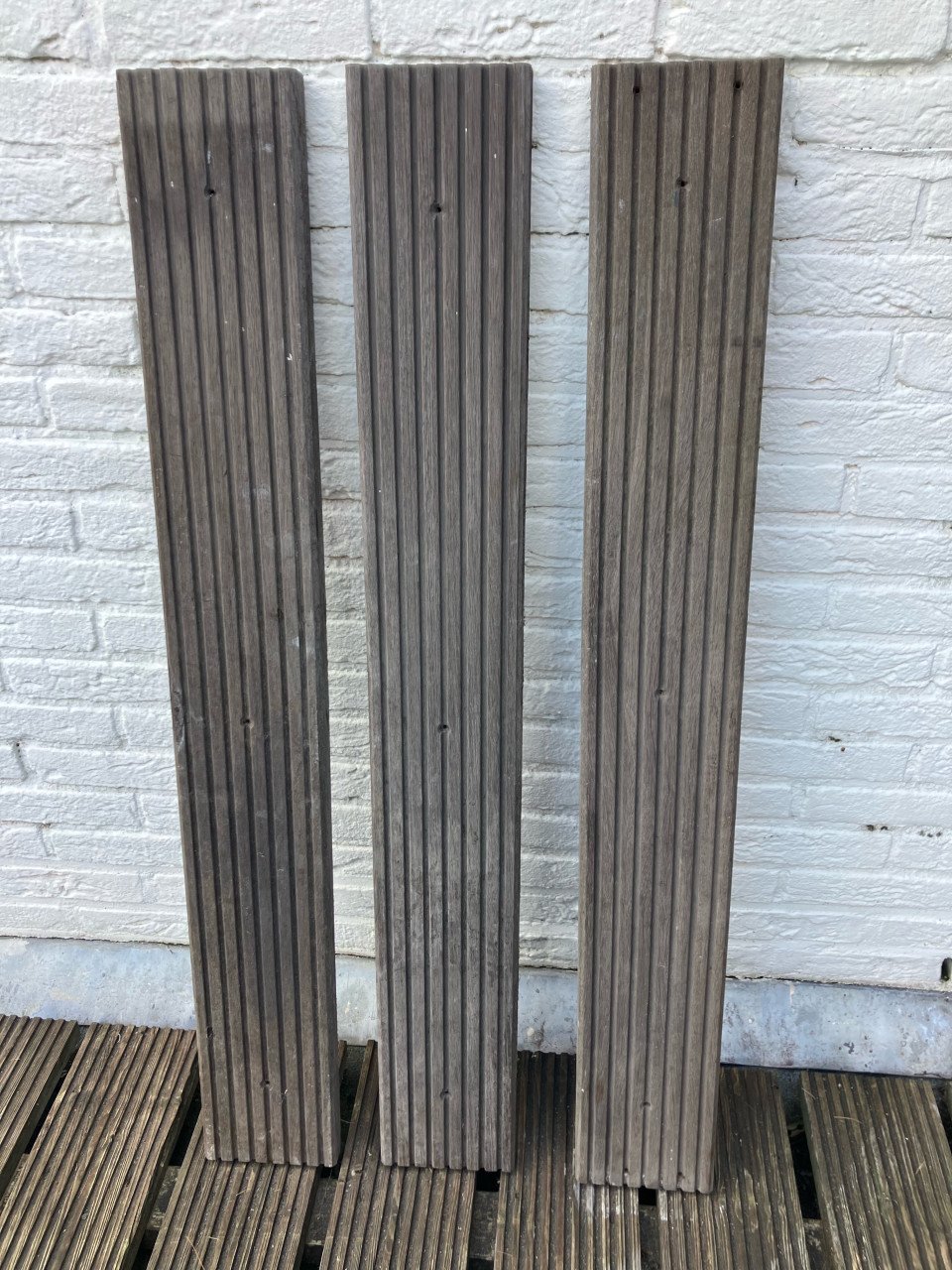 50 vlonderplanken van hardhout