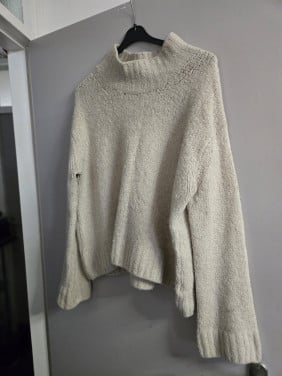Trui crème lange mouwen H&M Maat S
