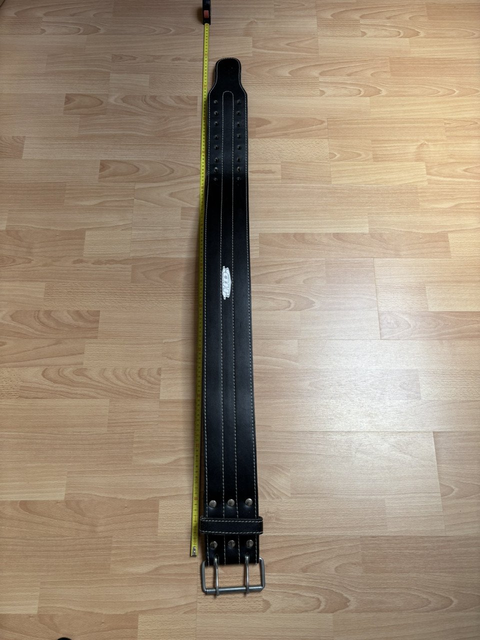 Powerlift riem 1.20 zwart leer