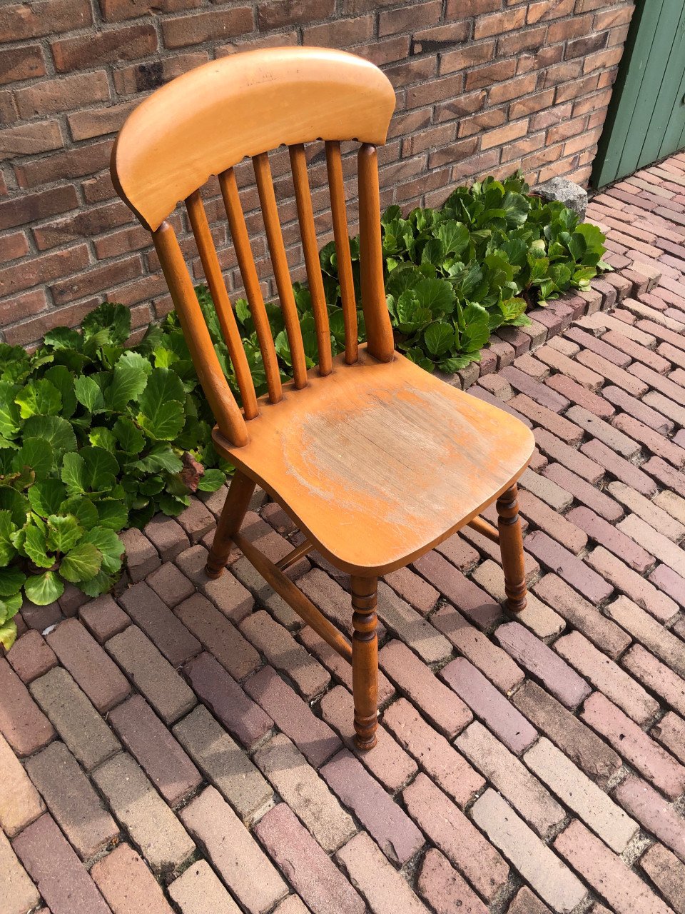 4 houten eettafel stoelen.