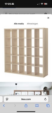 IKEA kallax kast (25 vakken)