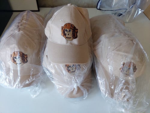 Te koop 59 nieuwe apen petjes