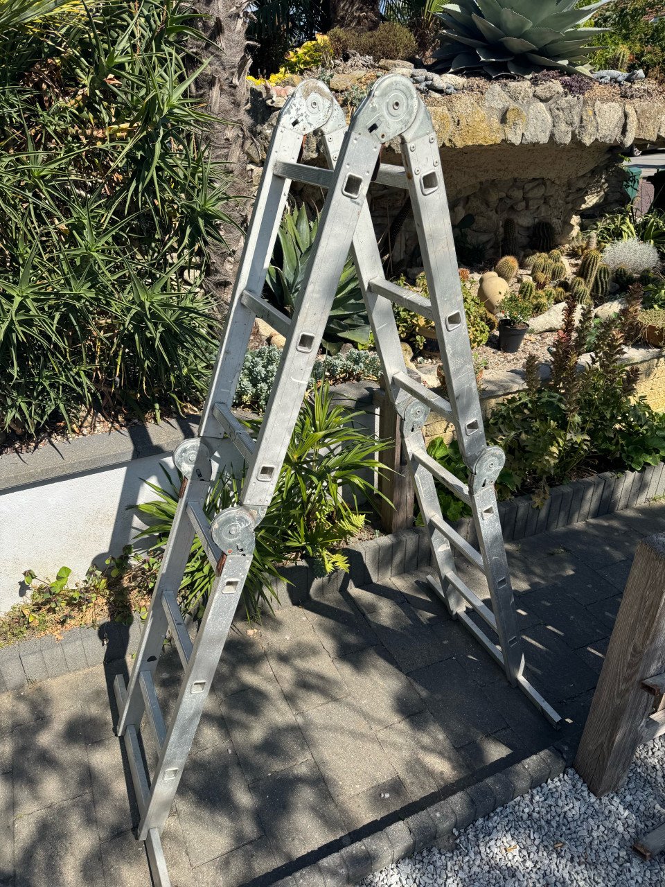 Multifuntionele vouwladder