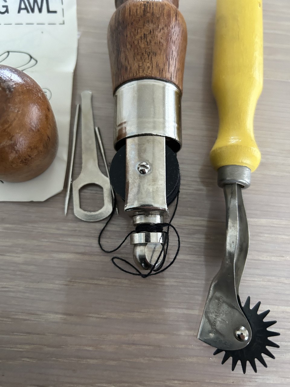 Leder reparatie set