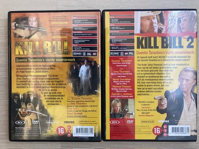 DVD's KILL BILL 1 en 2