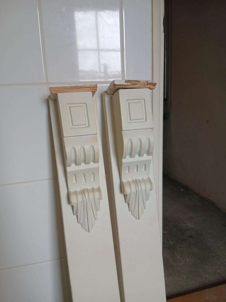 Antiek houten klossen