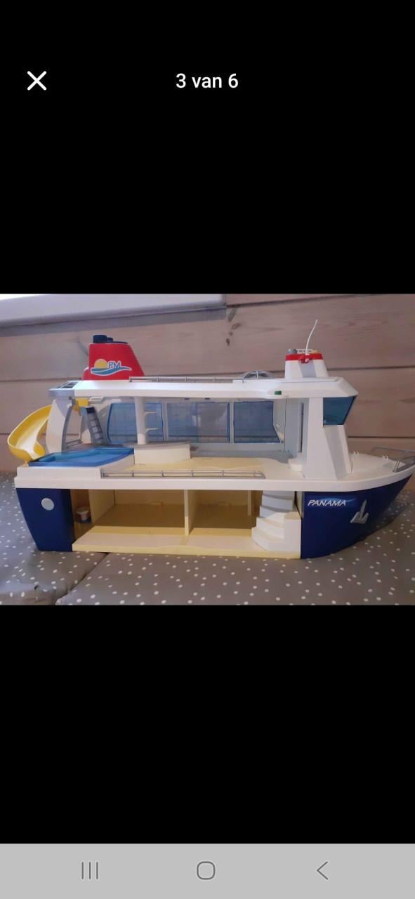 Playmobil,  boot, hotel, 2 dozen los, niet compleet!