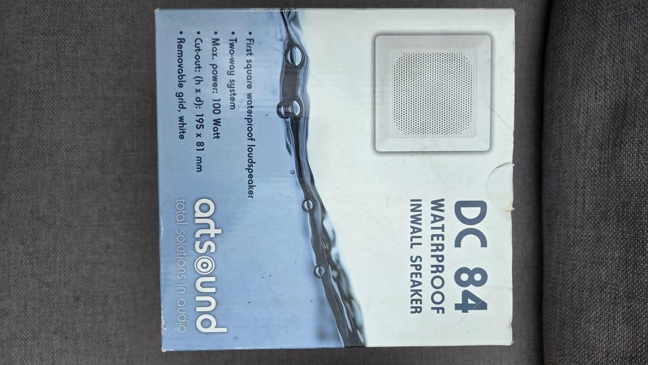 4x Artsound DC 84 Waterdichte Inbouw Luidspreker - Nieuw