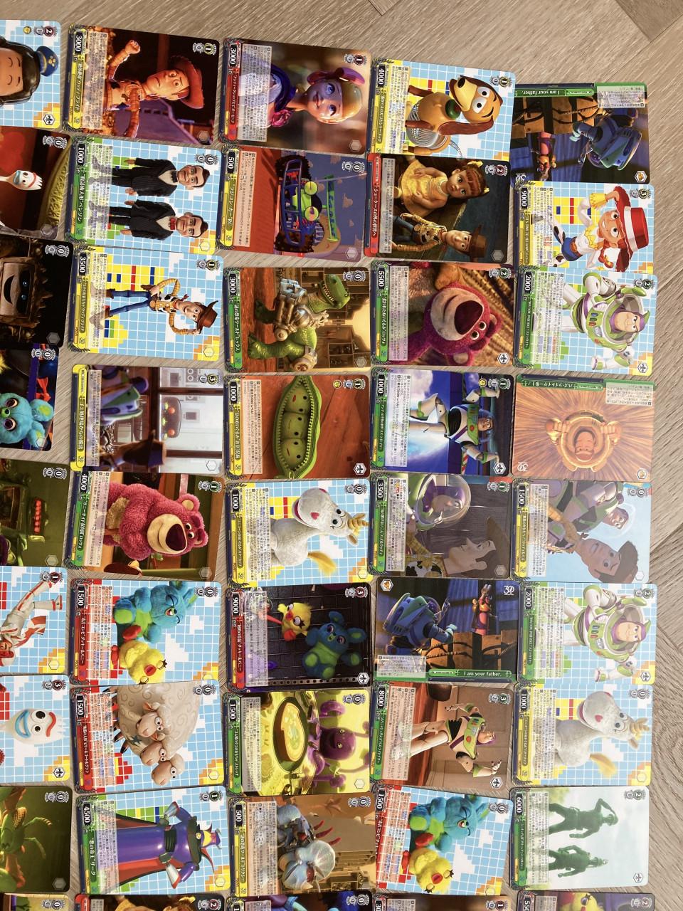 70 Weiss Schwarz Disney Pixar Toy Story kaarten