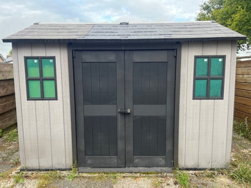 TEAB kunststof berging /schuur / tuinhuis Keter Oakland