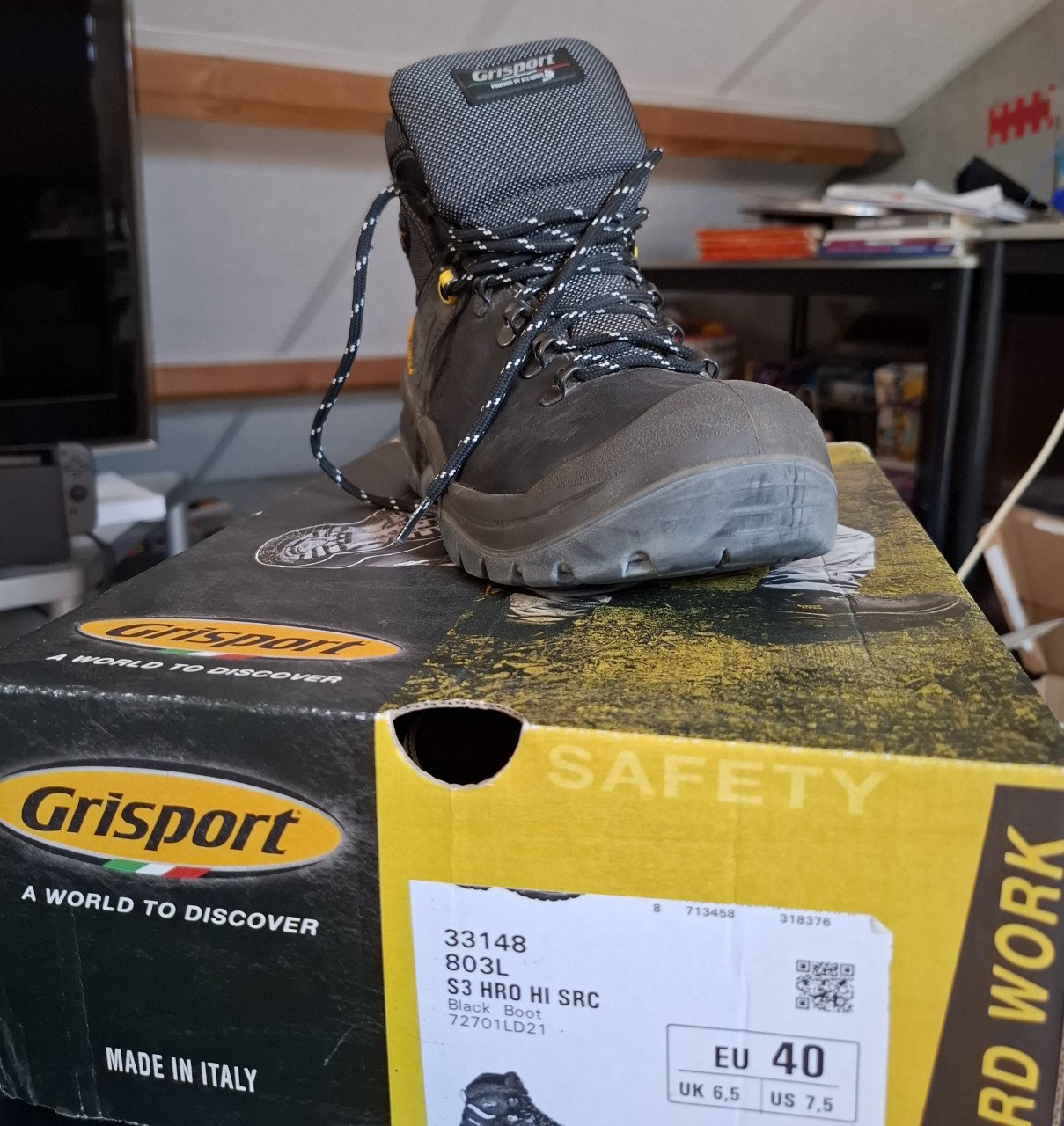 Werkschoenen stalenneus maat 40
