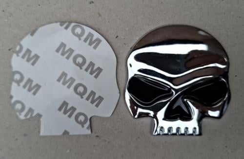 Harley Davidson Willie Skull Metalen Emblemen