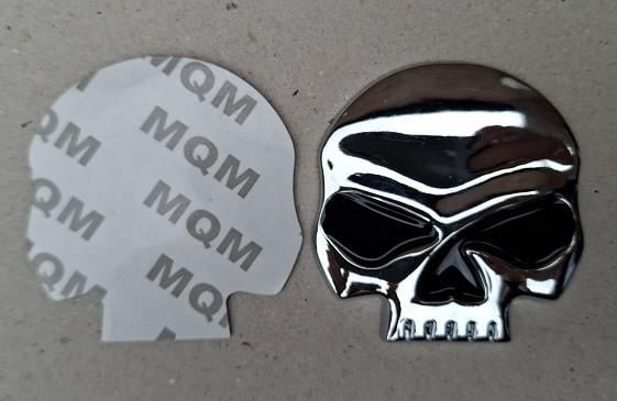 Harley Davidson Willie Skull Metalen Emblemen