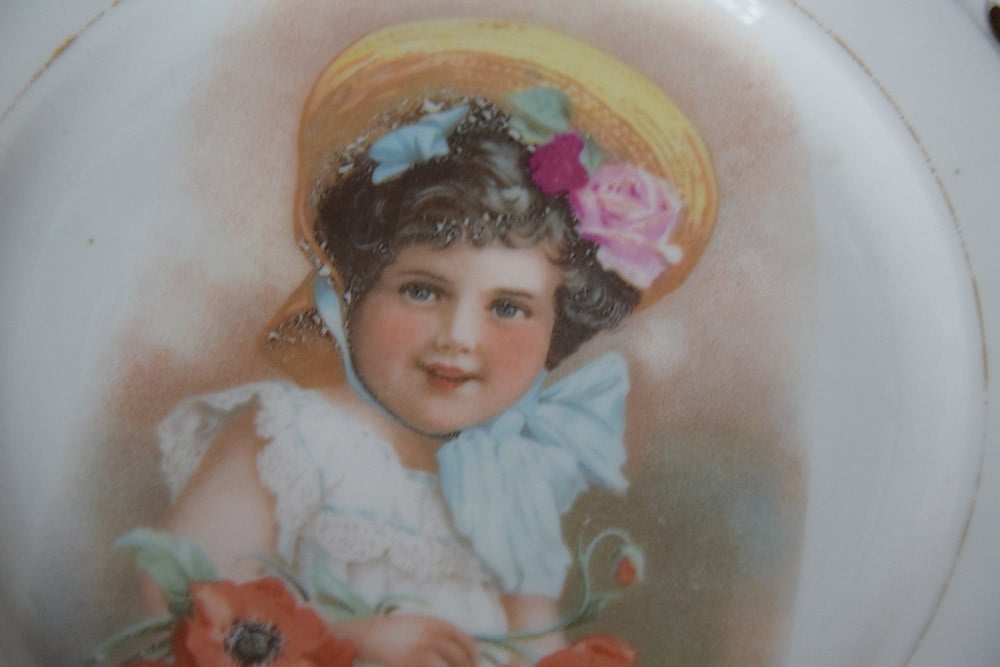 Opengewerkt schaaltje / bordje nostalgisch