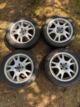 16” mini cooper velgen met winterbanden