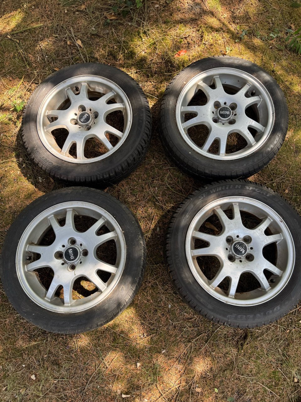 16” mini cooper velgen met winterbanden