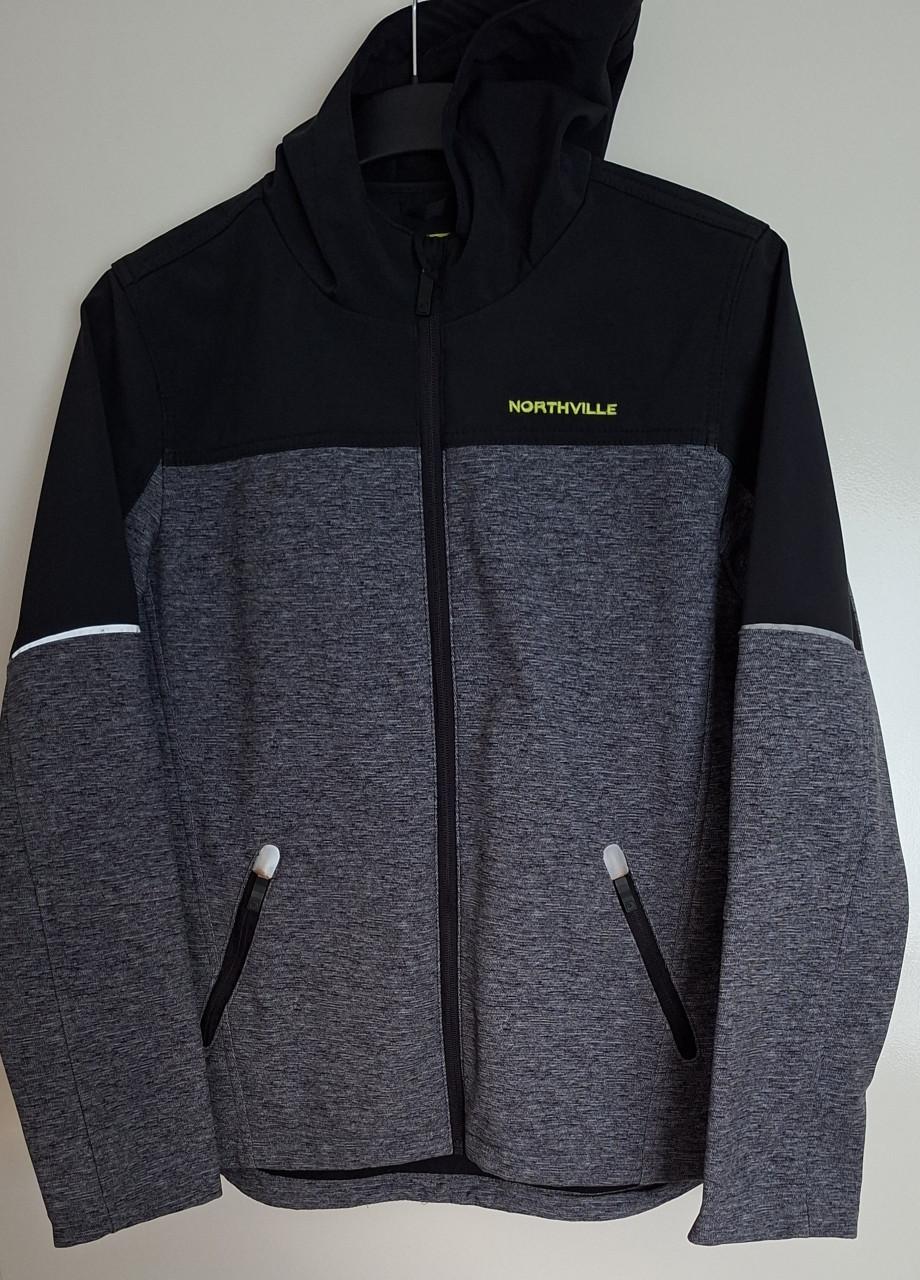 Softshell jas  mt 170, zwart/grijs