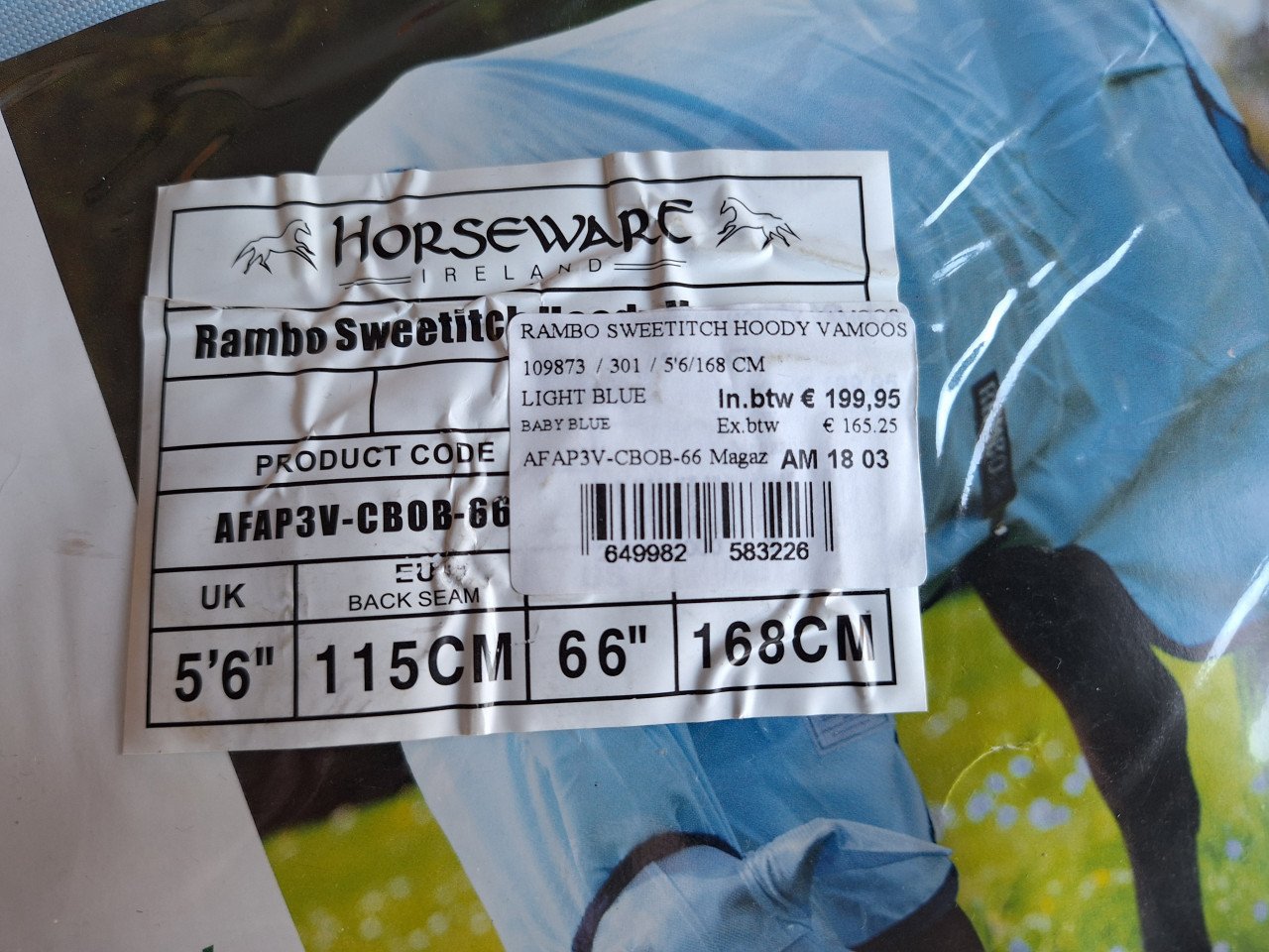 Paarden Eczeemdeken Rambo