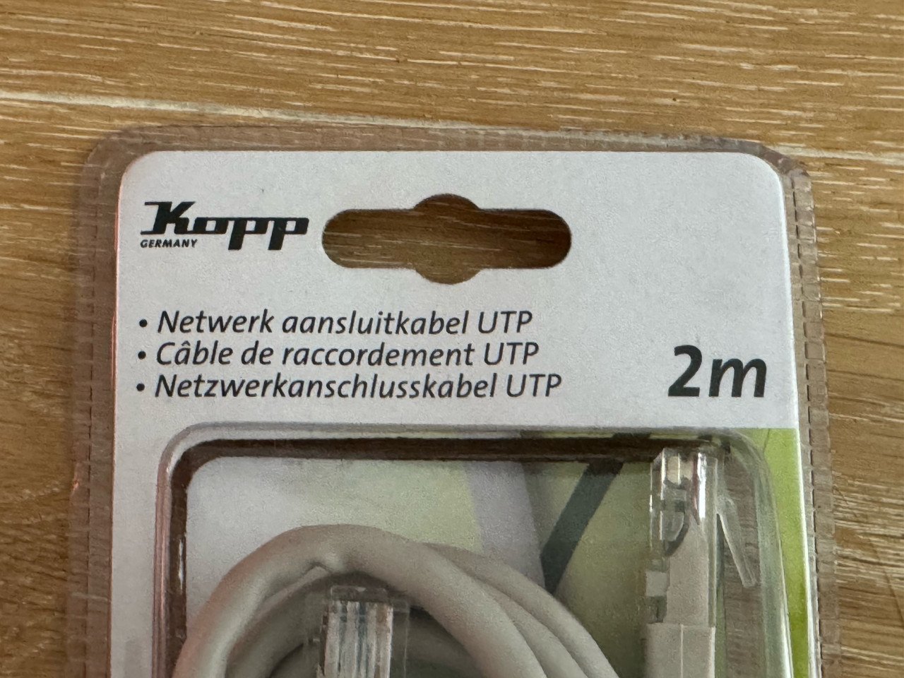 Nieuwe Kopp Netwerkkabel UTP 2m Cat.6
