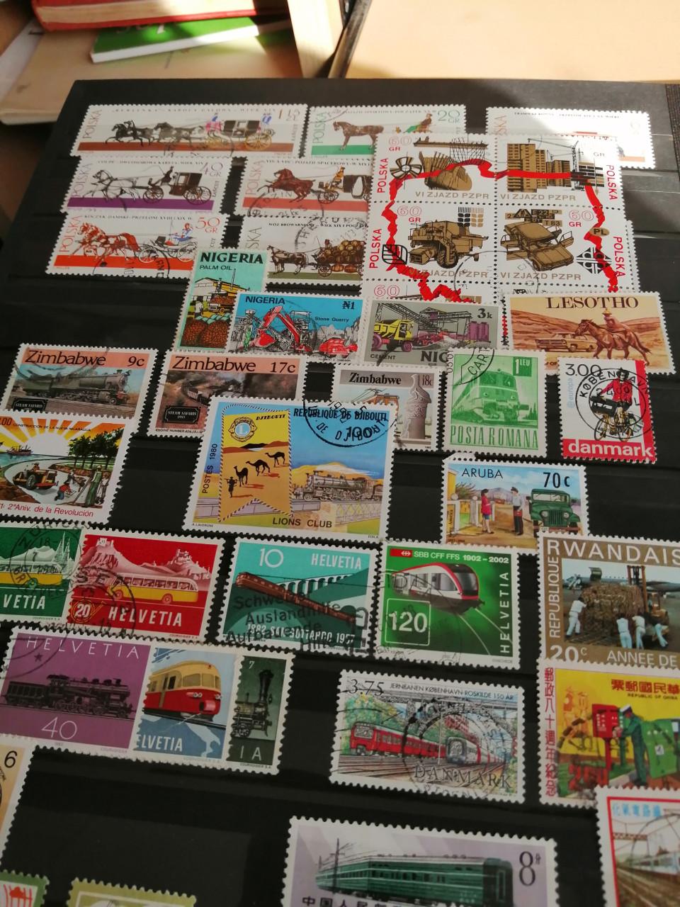 Postzegels luchtvaar en verkeer