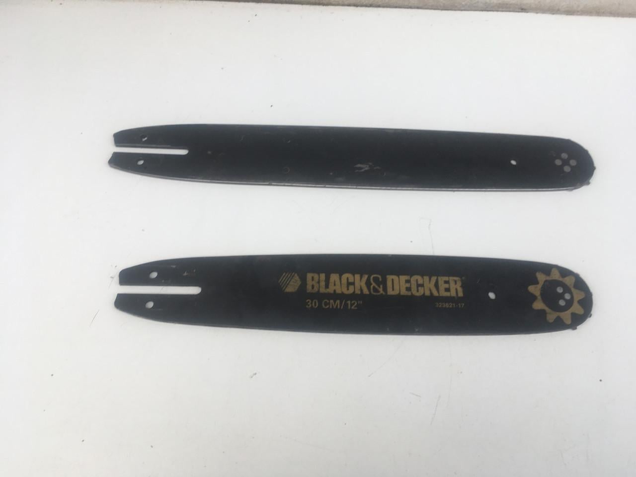 2x zaagblad voor kettingzaag oa black&decker gebruikt