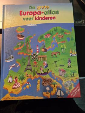 Boek De grote Europa-atlas voor kinderen 1e druk 2002