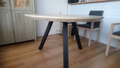 Ronde eetkamer tafel 120 diameter