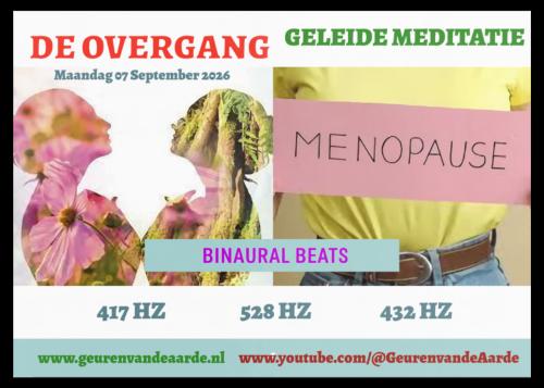 MEDITATIE om tijdens de OVERGANG  rust en balans te vinden!