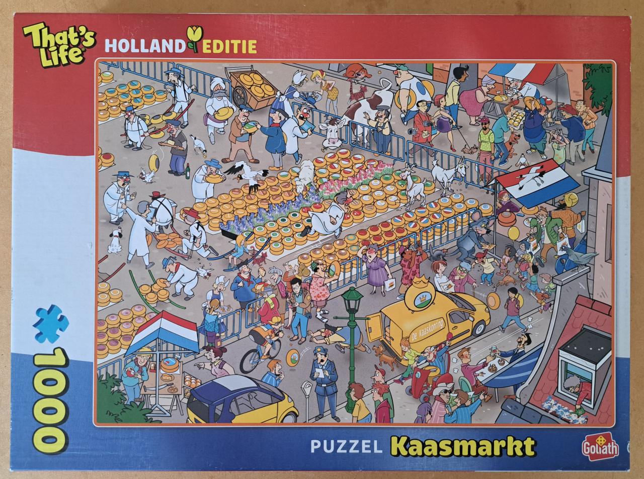 THAT S LIFE HOLLAND EDITIE - Kaasmarkt 1000 stukjes compleet