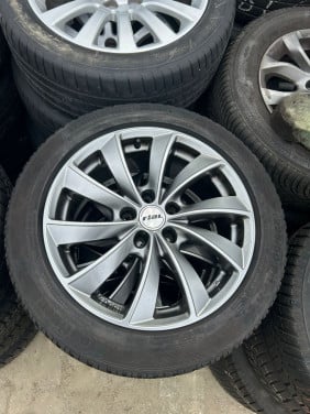 RIAL TURBINE VELGEN LM 17''INCH'' MET BANDEN