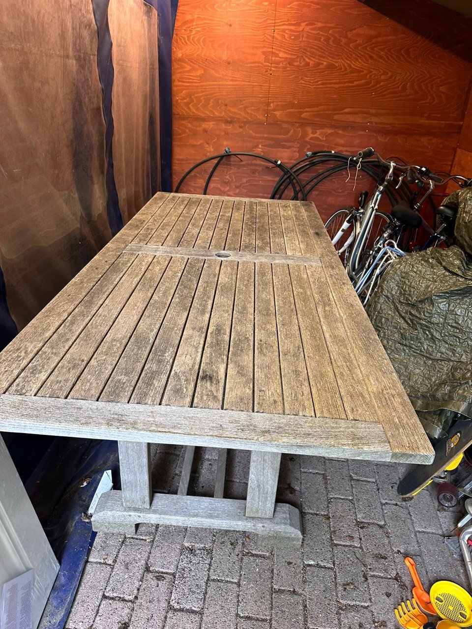 Houten hartman tuinset
