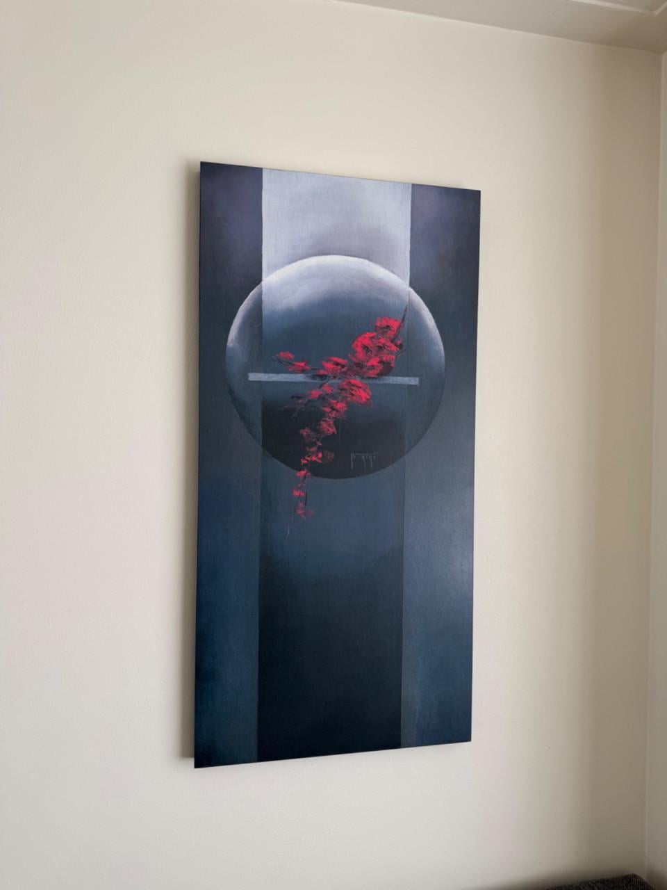 2 mooie canvas doeken  .2 'wasmanden' + 2 zwarte spiegels