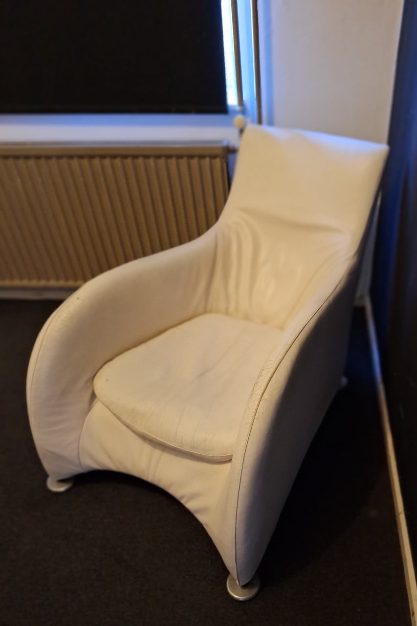 Montis loge lederen stoel