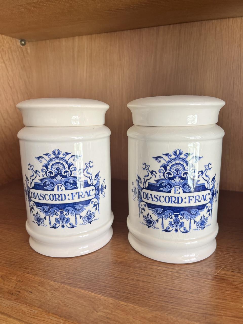 Flora Keramiek Hardenberg – Delfts blauw – apothekerspotten