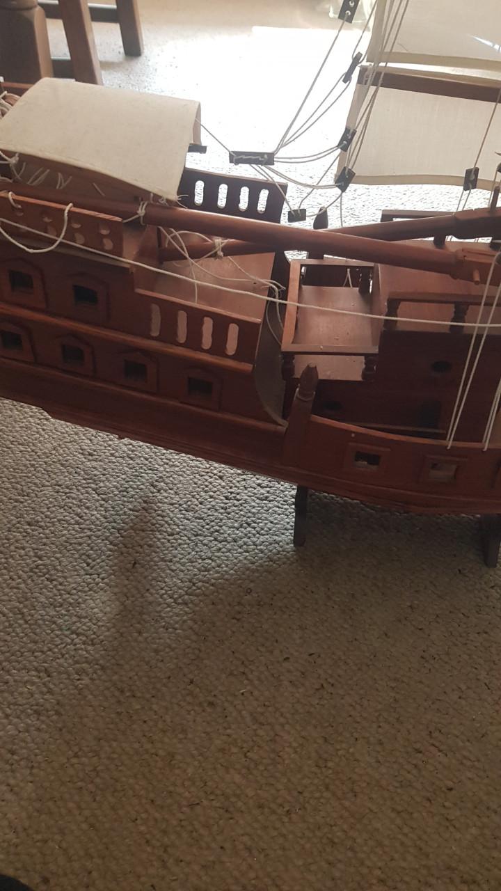 Grotere model zeilboot