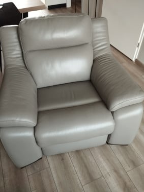 Lederen relax zetel zgan
