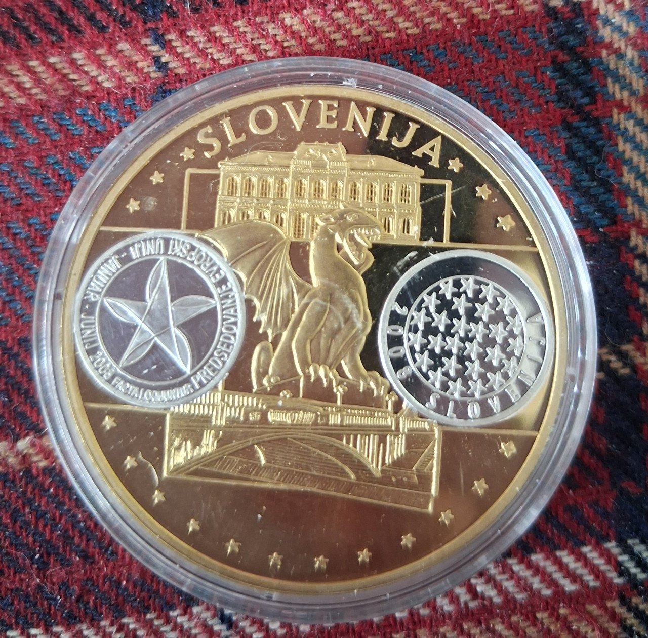 Drie Europa munten