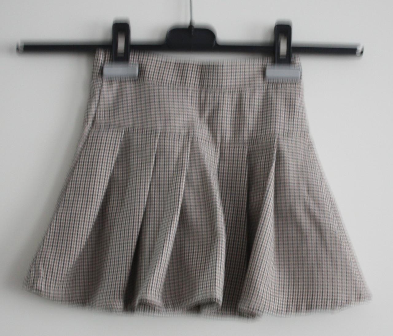 Briuin zwart geblokt je  broek maat 98-104