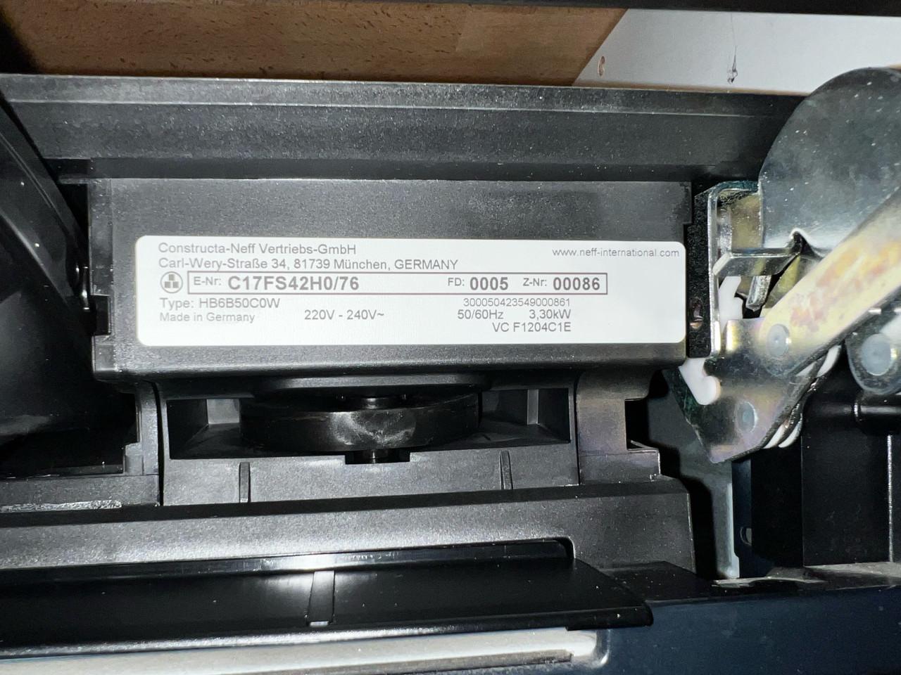 Te koop Neff combi-stoomoven